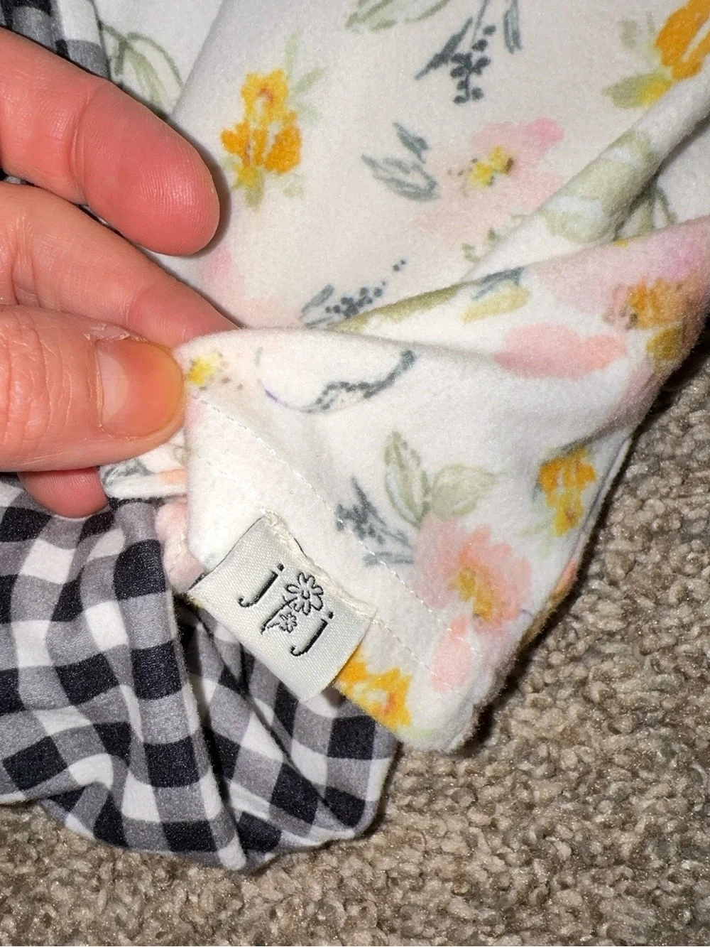 Girls 2 Piece Floral Tunic & Gingham Leggings Set Size 4T Boutique Outfit
